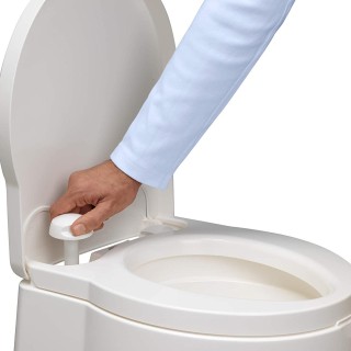 9 - Porta Potti Qube Excellence ThetFord Banheiro químico portátil para barco campista 565P